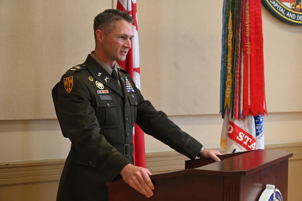 Promotion ceremony for Deputy Director of Plans for the D.C. National Guard Joint Force Headquarters