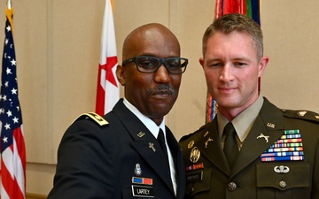 Promotion ceremony for Deputy Director of Plans for the D.C. National Guard Joint Force Headquarters