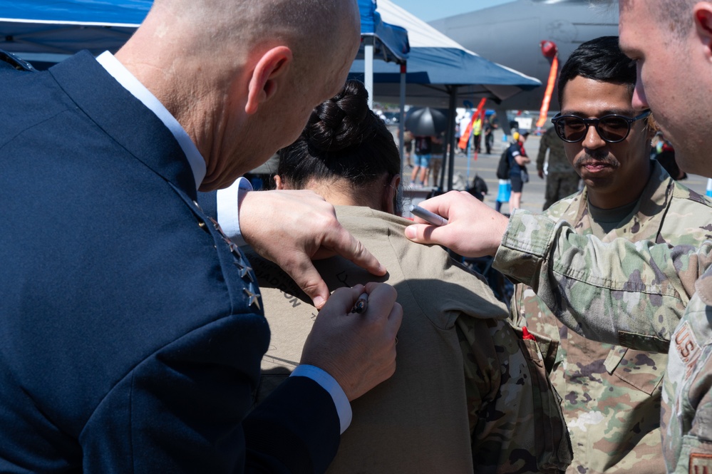 CSAF visits RIAT