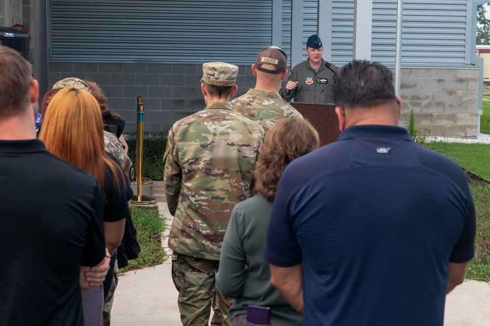 Resiliency center opening ceremony