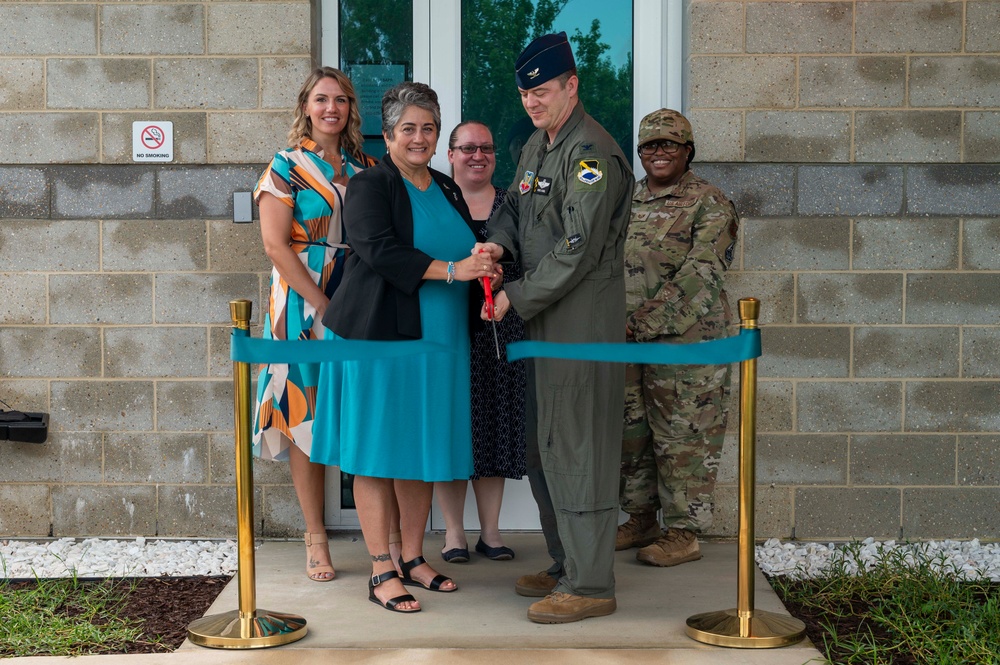 Resiliency center opening ceremony