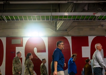 Hurricane Response Team training at Raymond James Stadium