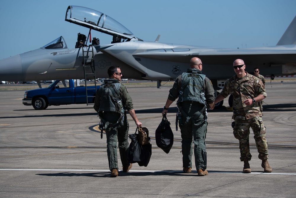 142nd Wing unveils new F-15EX Eagle II aircraft