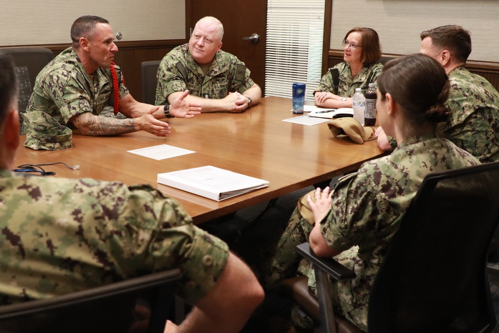 CNO &amp; MCPON Visit Officer Training Command Newport (OTCN)