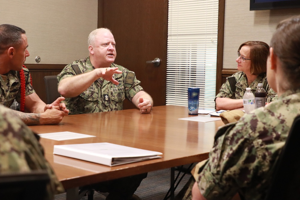 CNO &amp; MCPON Visit Officer Training Command Newport (OTCN)