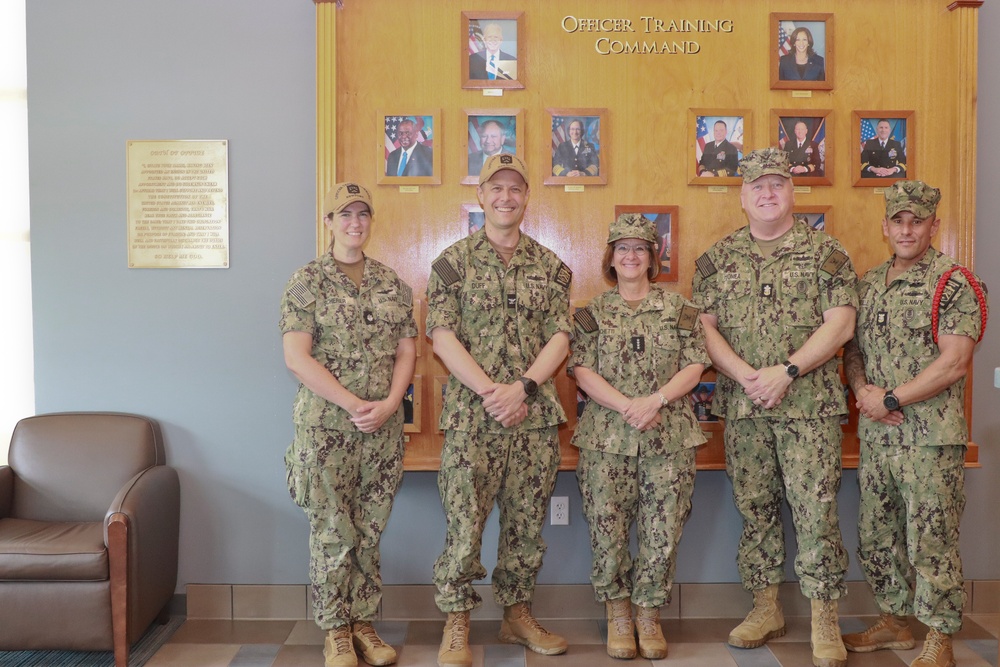 CNO &amp; MCPON Visit Officer Training Command Newport (OTCN)