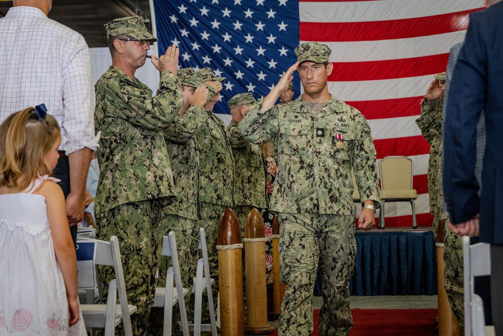 EOD Mobile Unit 2 Holds Change of Command Ceremony