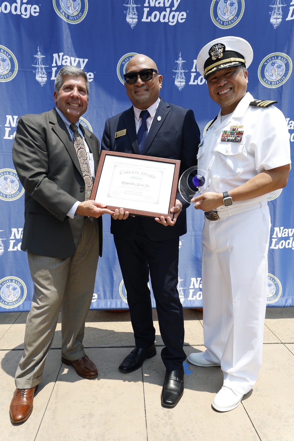 Navy Lodge San Diego receives its Carlson Award