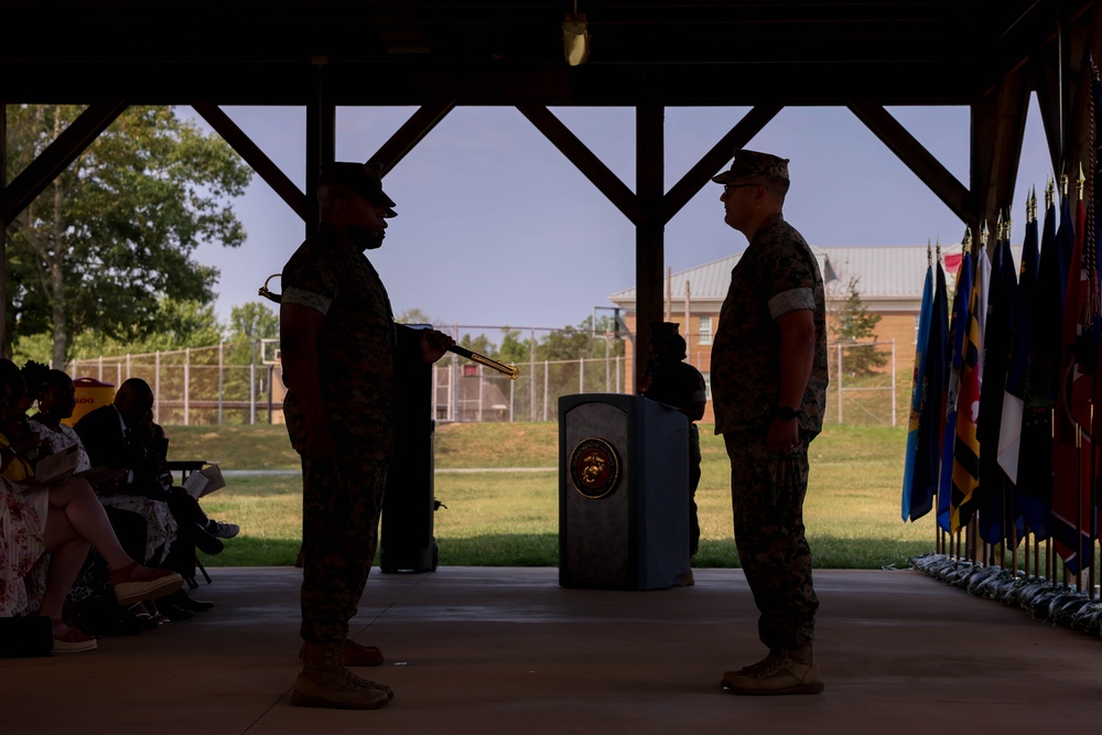 Sgt. Maj. Cedeno-Tulloch assumes duties as WTBN sergeant major