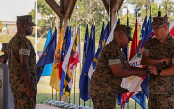 Sgt. Maj. Cedeno-Tulloch assumes duties as WTBN sergeant major