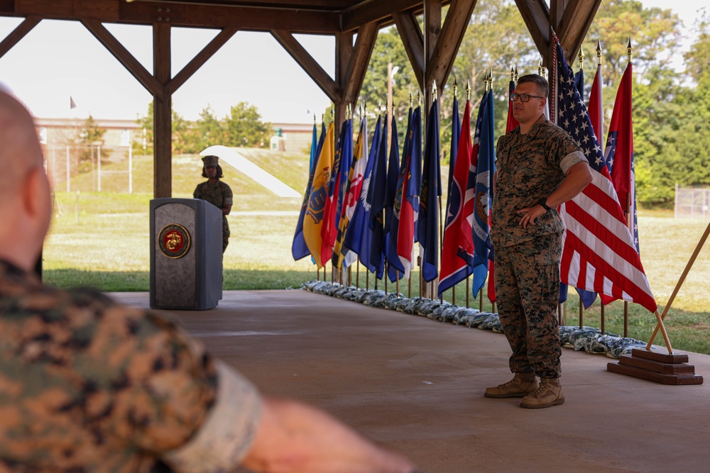 Sgt. Maj. Cedeno-Tulloch assumes duties as WTBN sergeant major