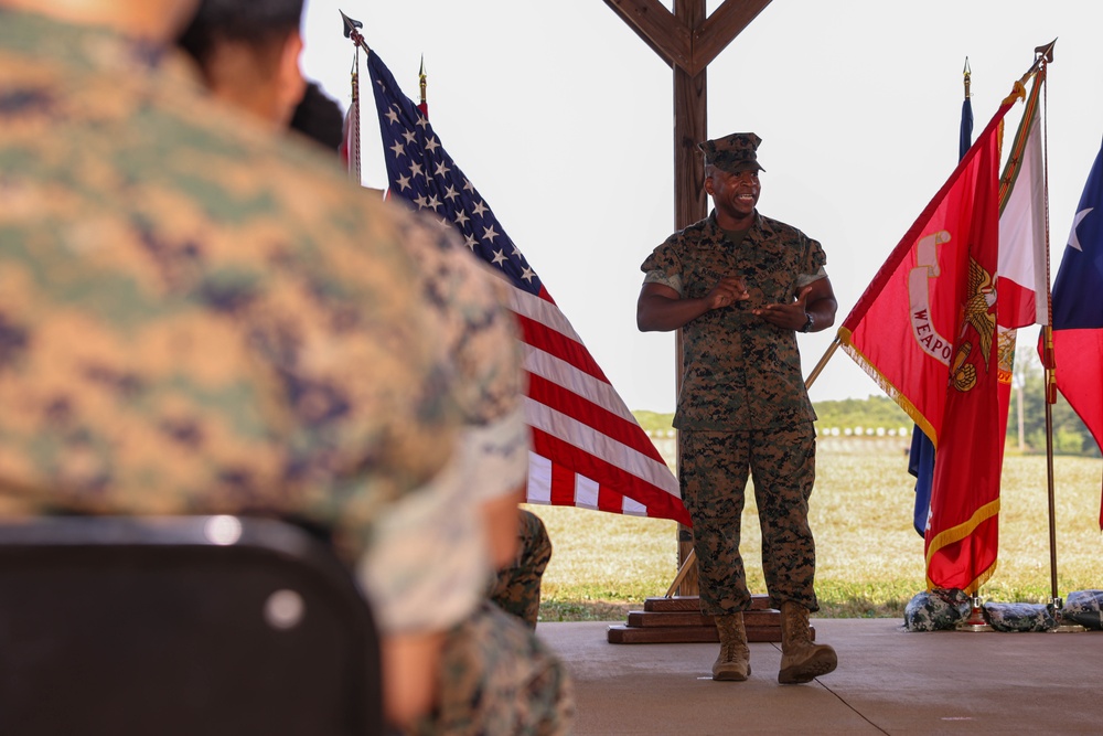 Sgt. Maj. Cedeno-Tulloch assumes duties as WTBN sergeant major