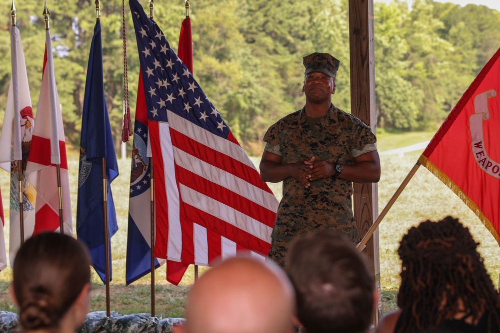 Sgt. Maj. Cedeno-Tulloch assumes duties as WTBN sergeant major