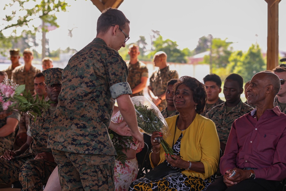 Sgt. Maj. Cedeno-Tulloch assumes duties as WTBN sergeant major