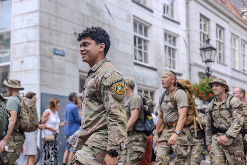 V Corps Soldiers Complete the Nijmegen March