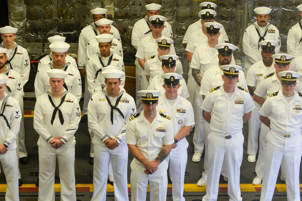 USS Jackson (LCS 6) Conducts Change of Command Ceremony