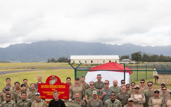 Peruvian, Dutch, Mexican, Korean and U.S. forces compete in EOD skills challenge during RIMPAC 2024