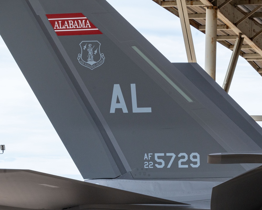 First TR-3 F-35 arrives in Alabama.