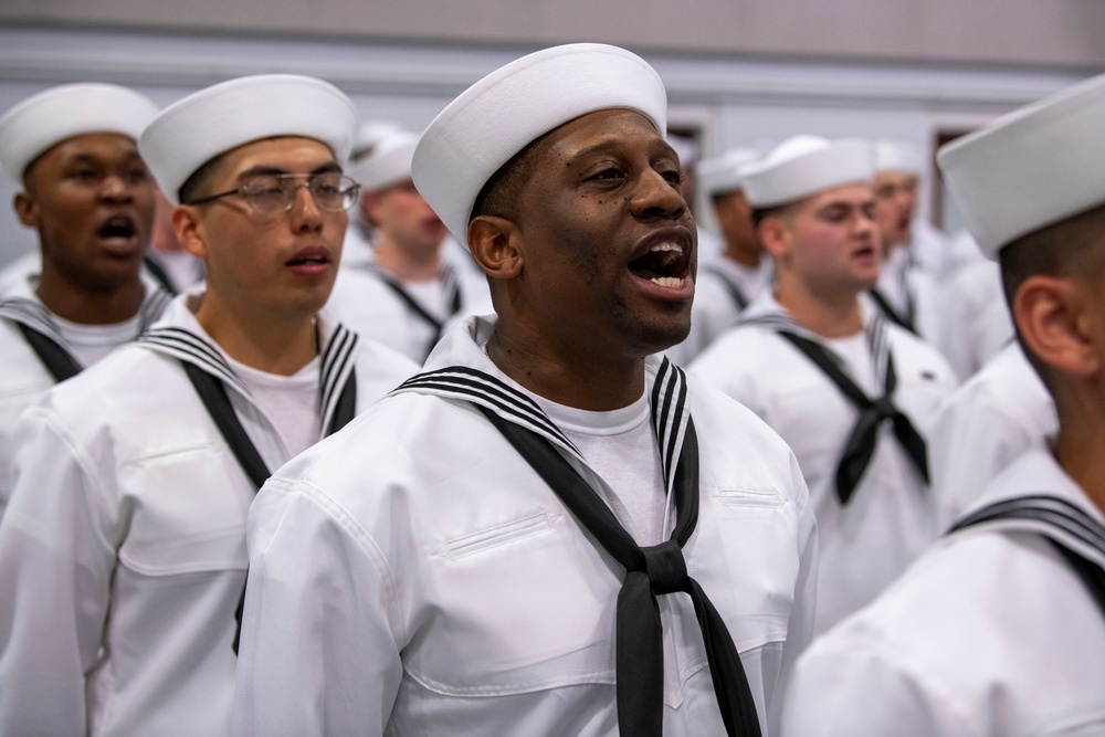 Recruit Training Command Pass in Review