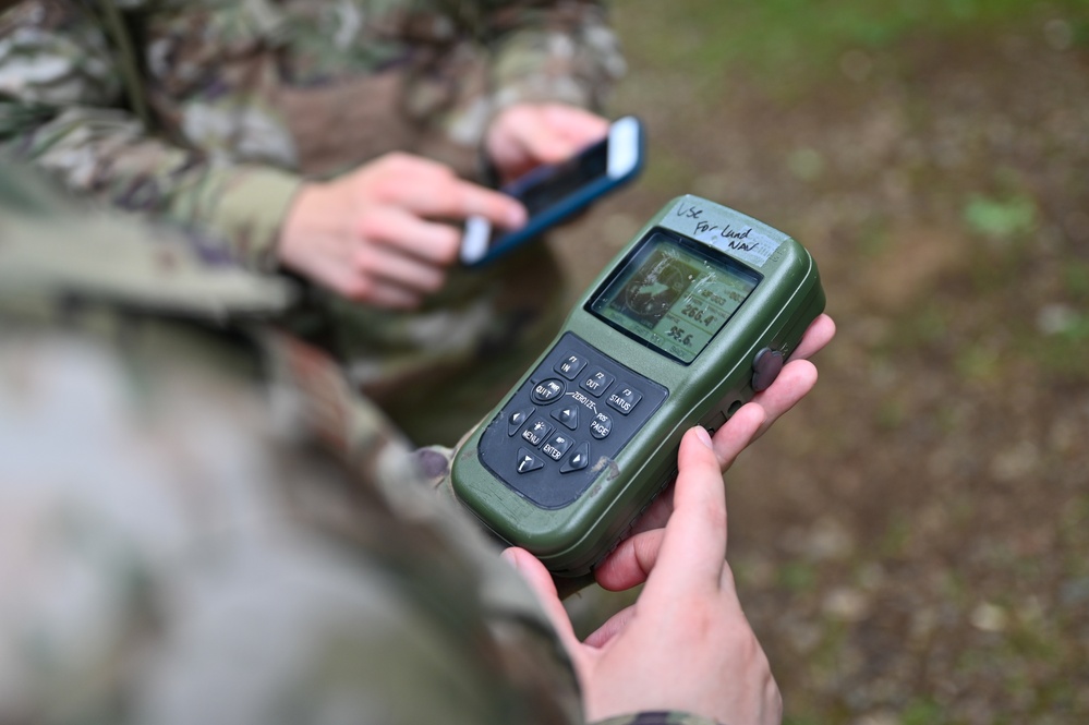 155th Air Refueling Wing  emergency management provides land navigation training