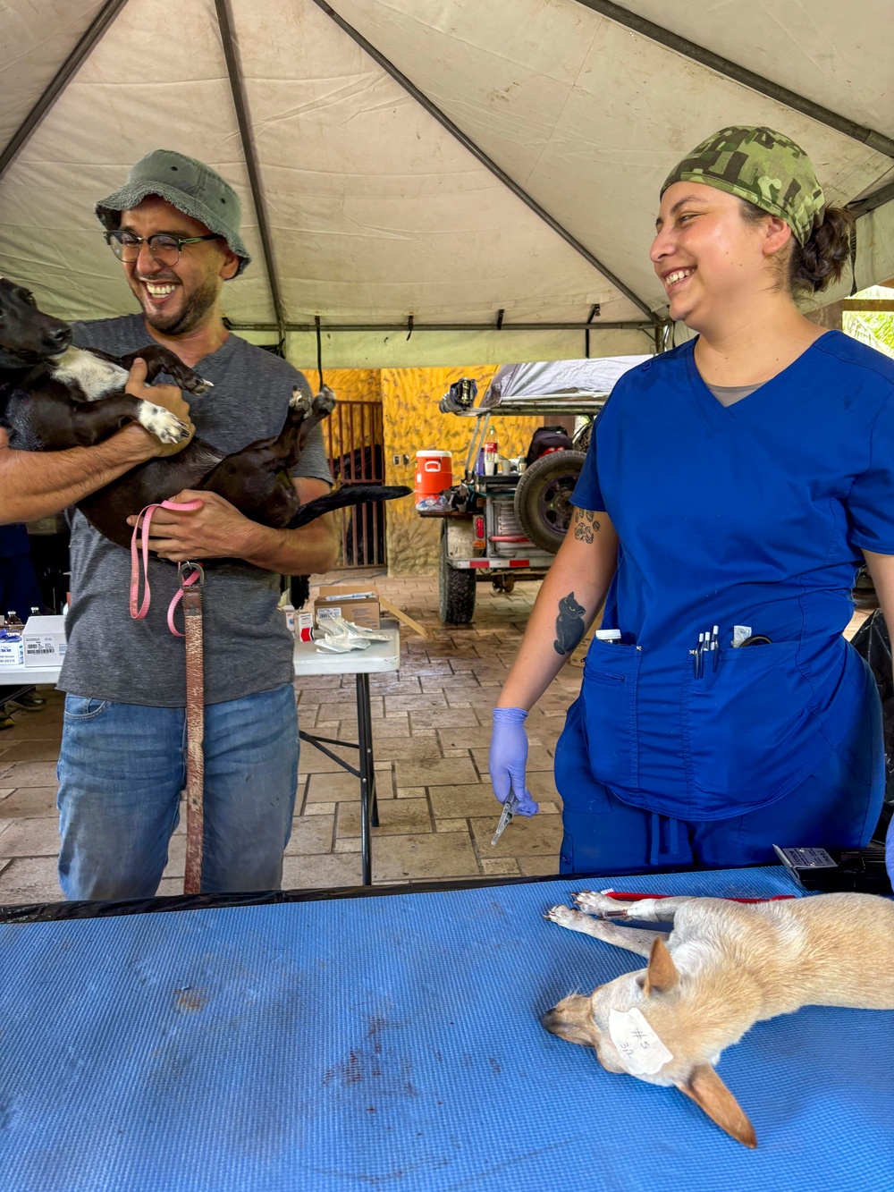 Continuing Promise 2024 veterinary professionals provide care in a remote Costa Rican community