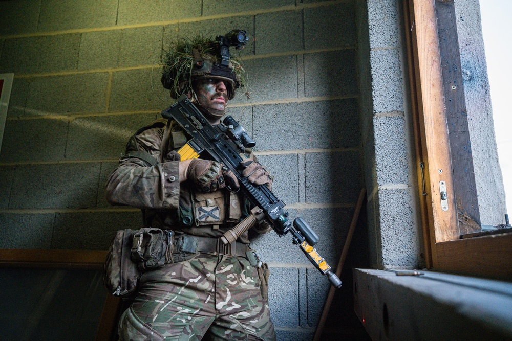 British Army Officer Cadets Train in Hohenfels