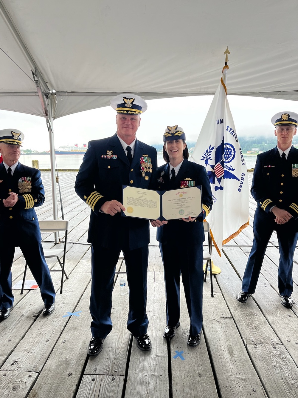 U.S. Coast Guard Sector Southeast Alaska holds Change of Command ceremony