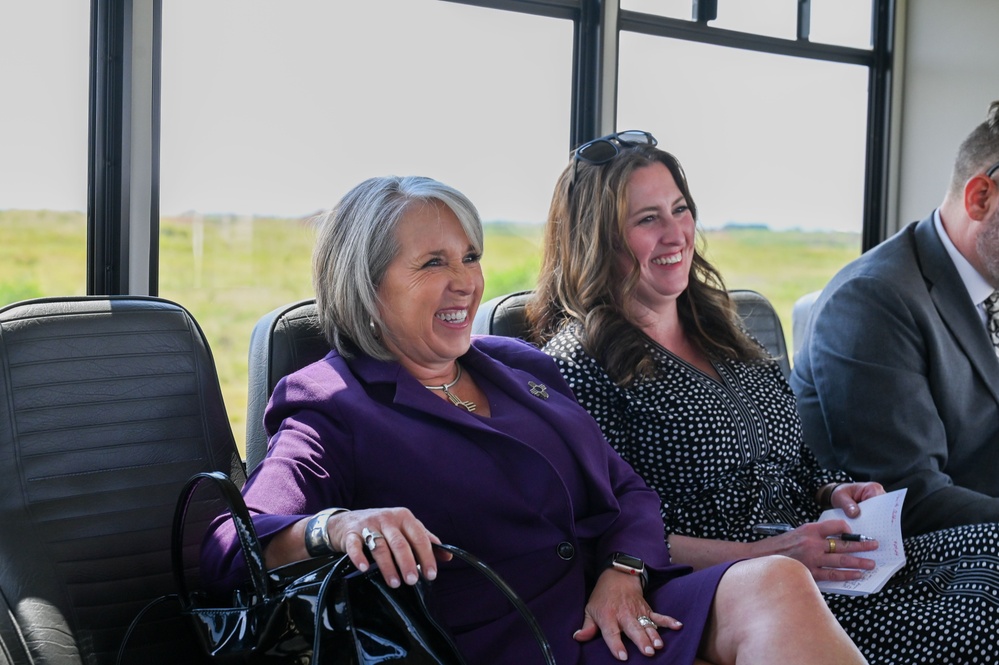 Cannon AFB hosts New Mexico Governor Lujan Grisham