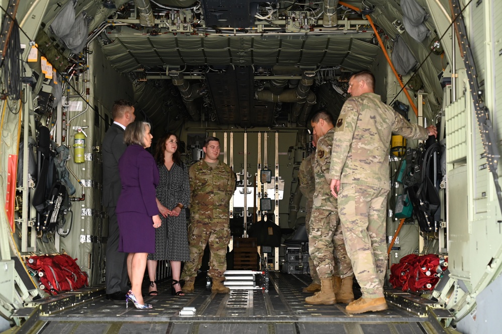 Cannon AFB hosts New Mexico Governor Lujan Grisham