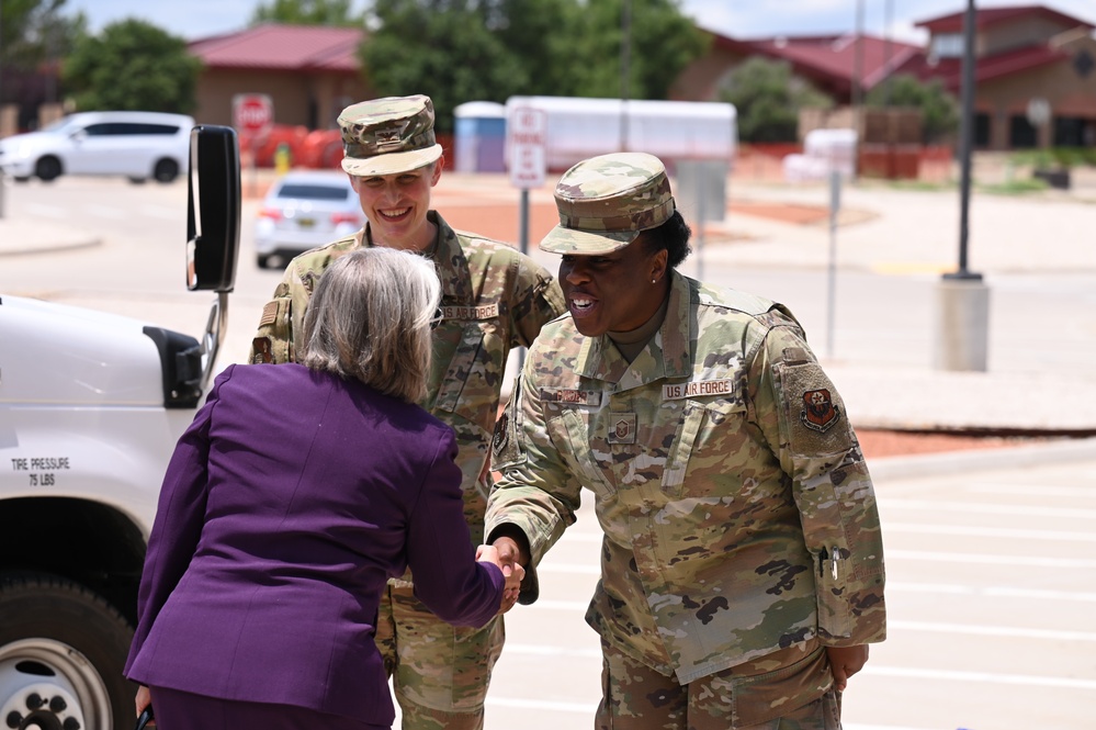 Cannon AFB hosts New Mexico Governor Lujan Grisham