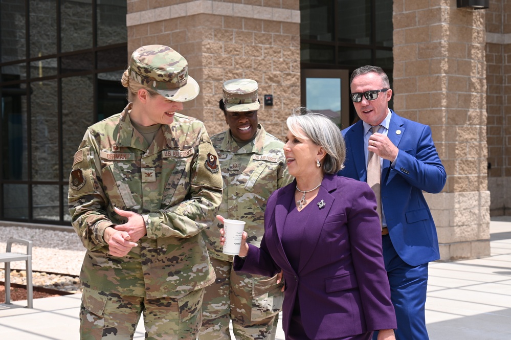 Cannon AFB hosts New Mexico Governor Lujan Grisham