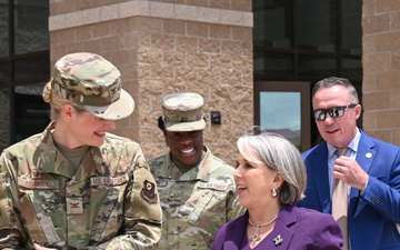 Cannon AFB hosts New Mexico Governor Lujan Grisham