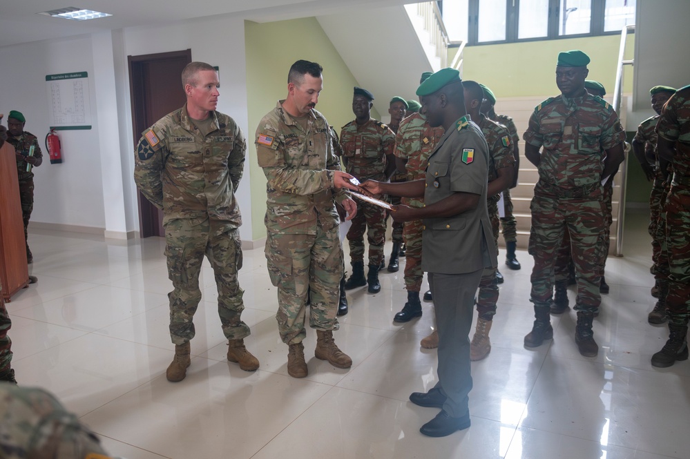 North Dakota National Guard Conducts Counter IED Engagement with Benin