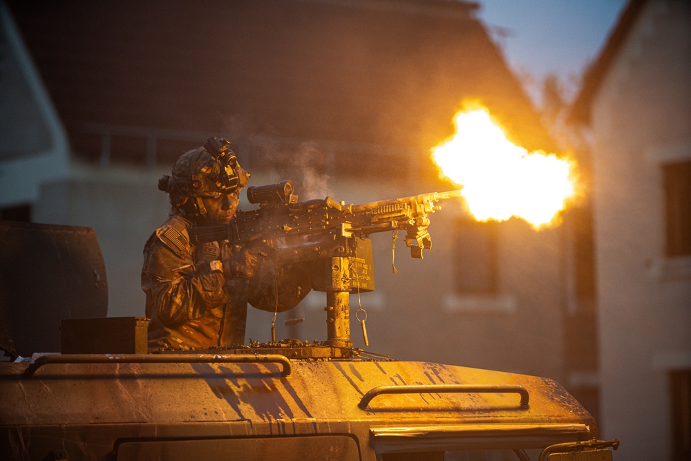 British Army Officer Cadets Train in Hohenfels