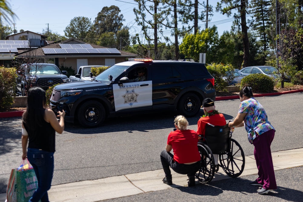 Marine veteran celebrates 99th birthday