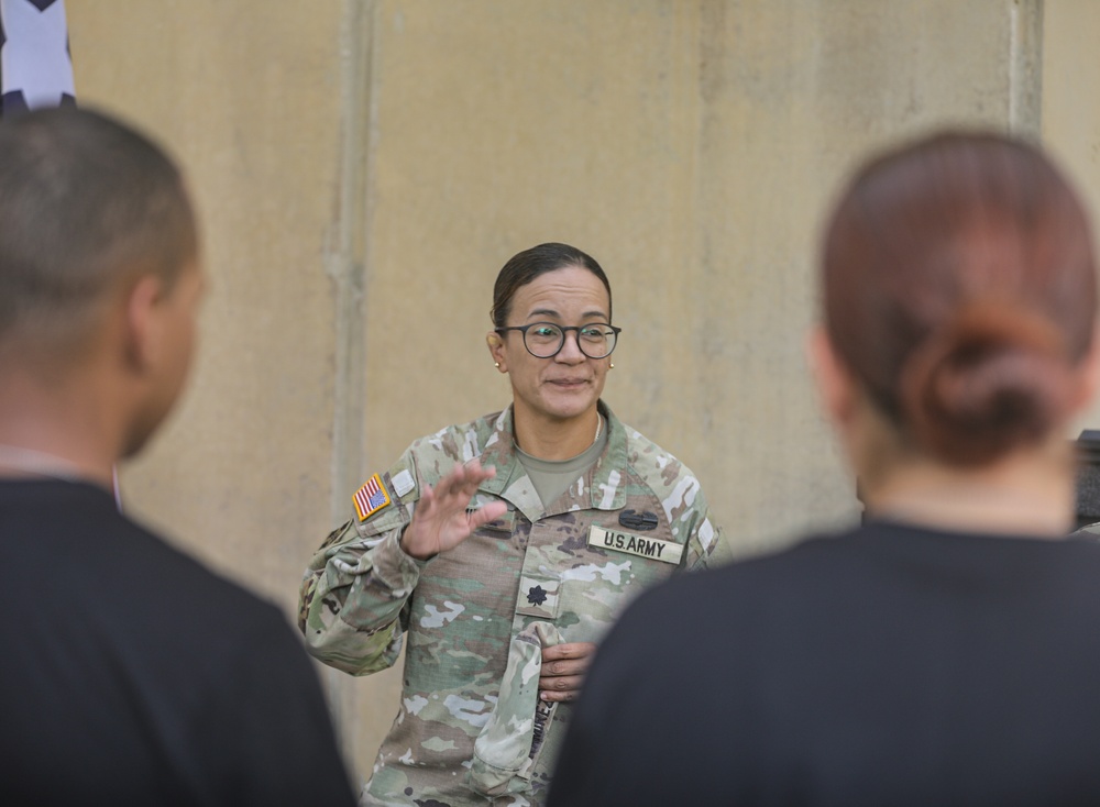 101st Troop Command Baptism