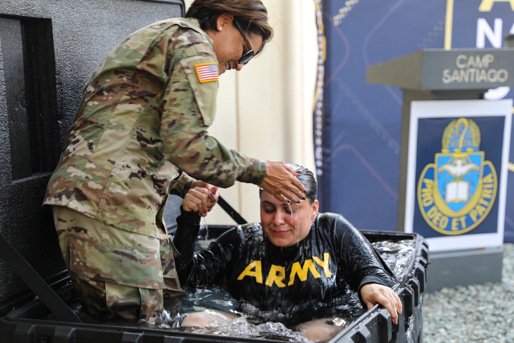 101st Troop Command Baptism