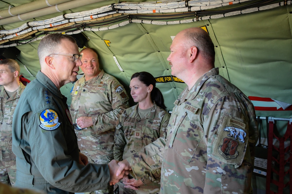 Gen. Guillot visits 168th Wing Arctic Airmen as they protect and serve in the North