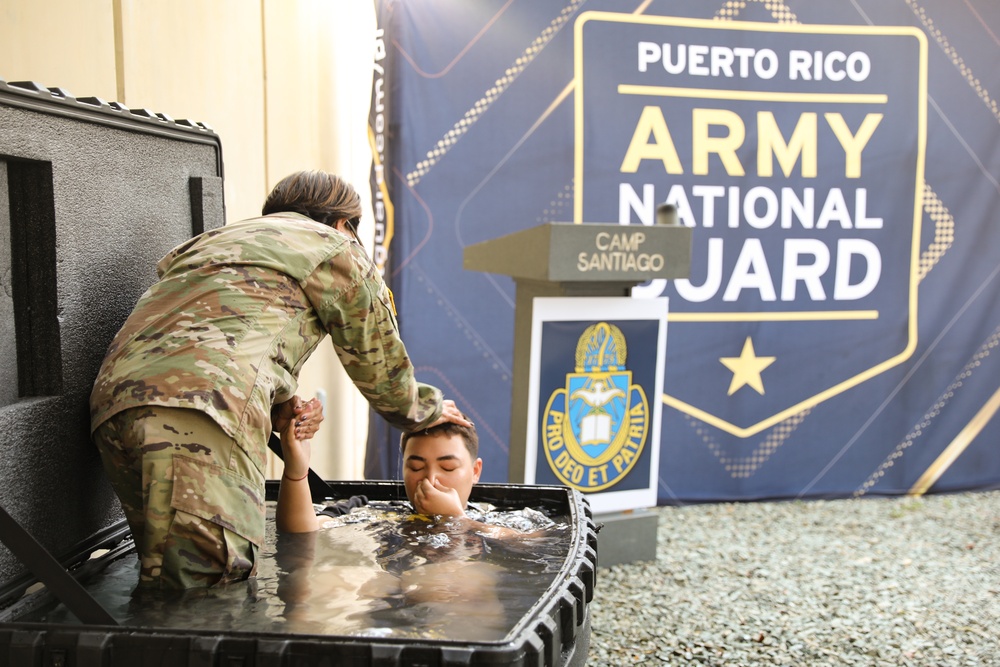 101st Troop Command Baptism