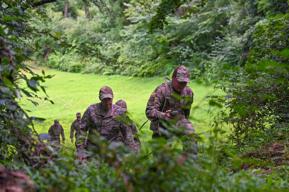 155th Air Refueling Wing  emergency management provides land navigation training