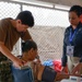 Continuing Promise 2024 treat patients in a temporary medical facility at the port of Limón, Costa Rica