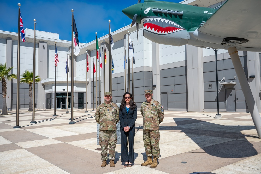 U.S. Space Forces – Space welcomes Mallory Stewart, assistant secretary for the U.S. Department of State Bureau of Arms Control, Deterrence, and Stability