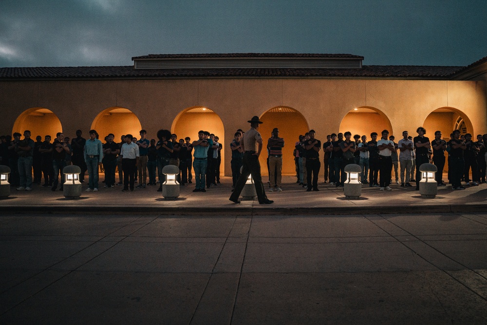 Bravo Company Arrives At MCRD San Diego