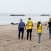 Senator Bob Casey's team tours Presque Isle's sand replenishment site