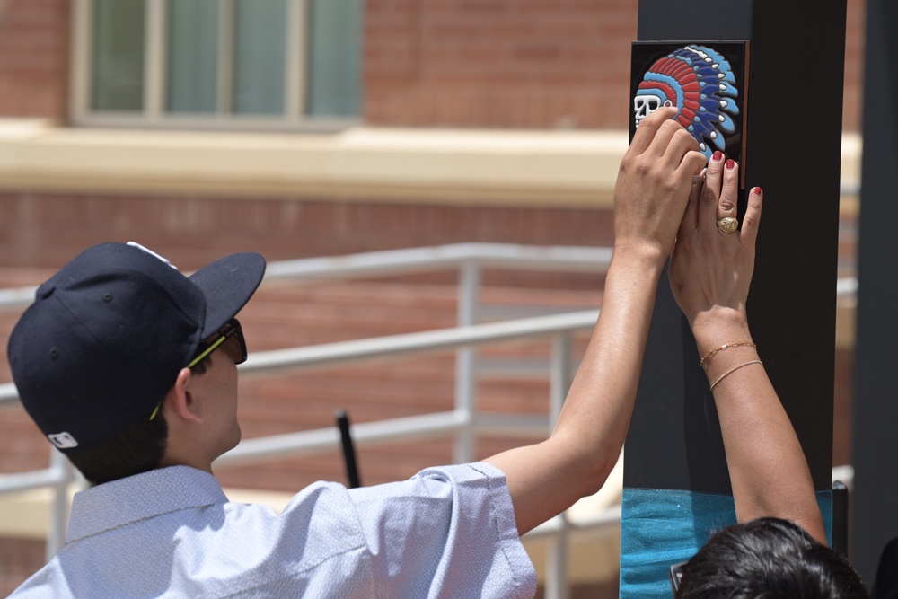 Ghost Warriors hold ribbon-cutting ceremony at school for the blind