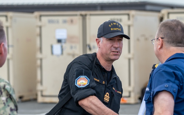 Coast Guard 14th District Commander greets Royal Canadian Navy partners at RIMPAC 2024