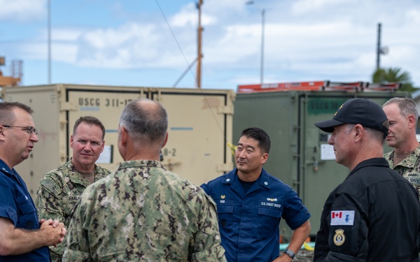 USCG 14th District Commander greets Royal Canadian Navy partners at RIMPAC 2024