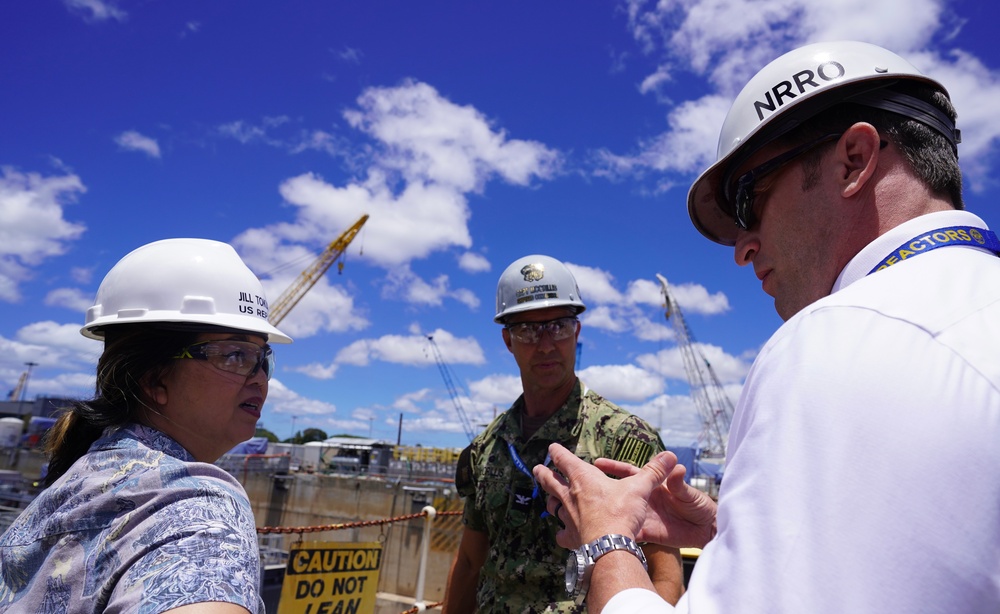 Congresswoman Jill Tokuda Visits Pearl Harbor Naval Shipyard