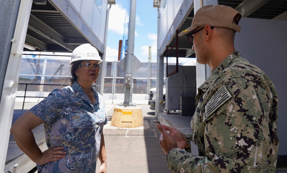 Congresswoman Jill Tokuda Visits Pearl Harbor Naval Shipyard