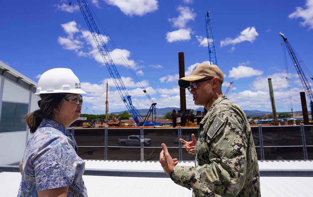 Congresswoman Jill Tokuda Visits Pearl Harbor Naval Shipyard